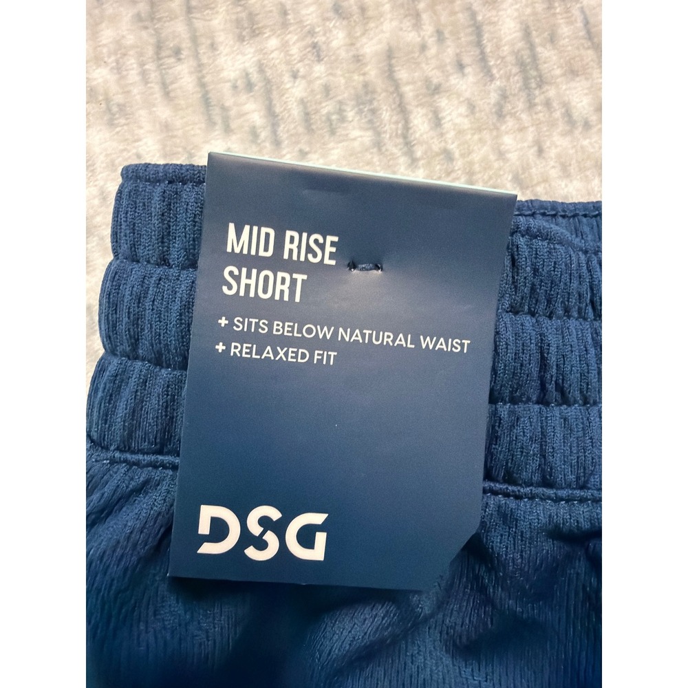 DSG Girls Mesh Performance Shorts University Navy Blue XL 16 Mid Rise DAG14125 - Picture 4 of 6